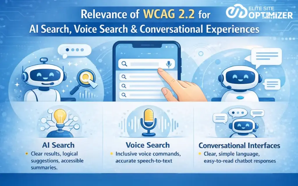 WCAG 2.2 for AI Search, Voice Search & Conversational Experiences