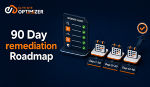 How to Convert a Website Audit into a 90-Day Remediation Roadmap